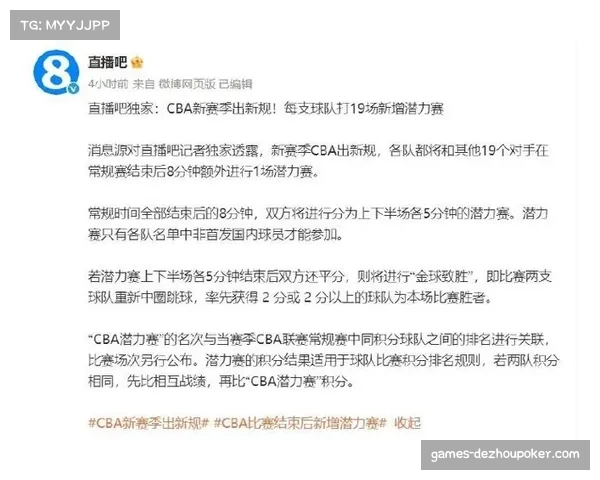 CBA潜力赛增设190场,为年轻球员提供实战平台 CBA潜力赛增设190场,为年轻球员提供实战平台